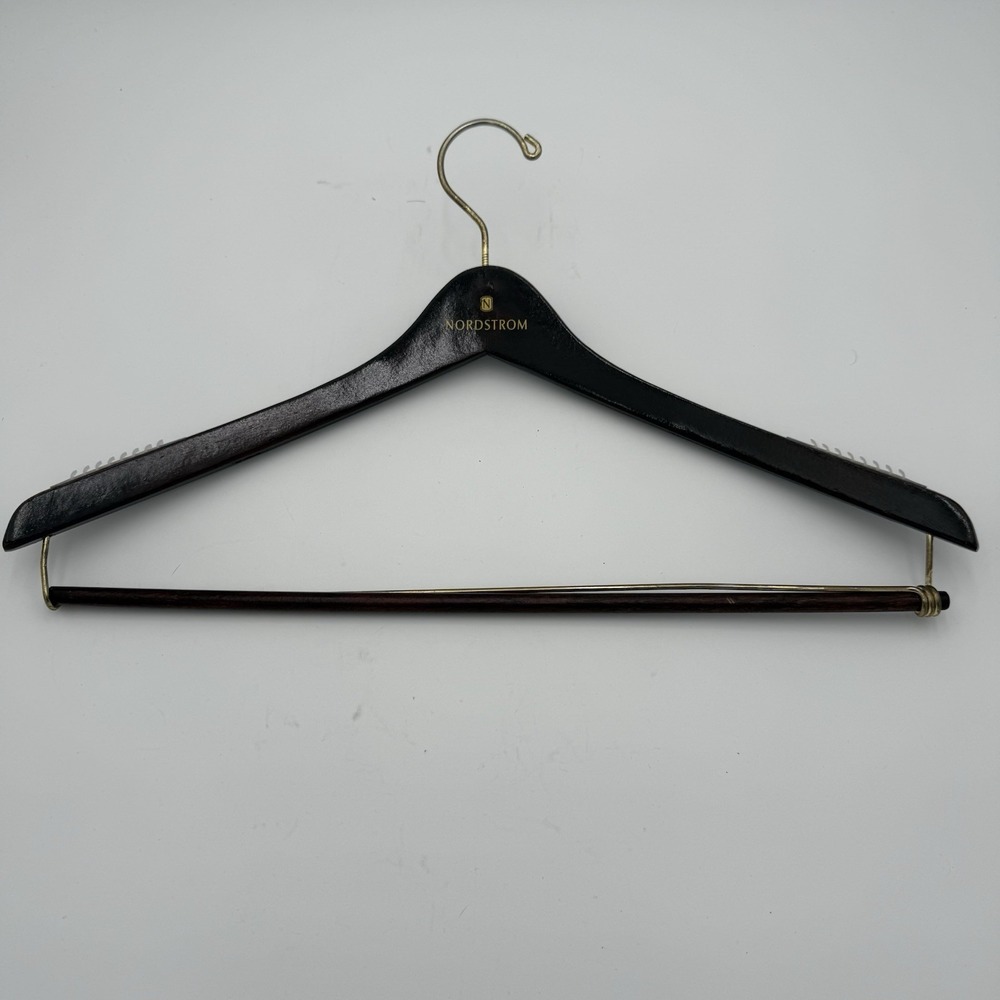 Nordstrom Dark‎ Wooden Hanger Suit Pants Jacket